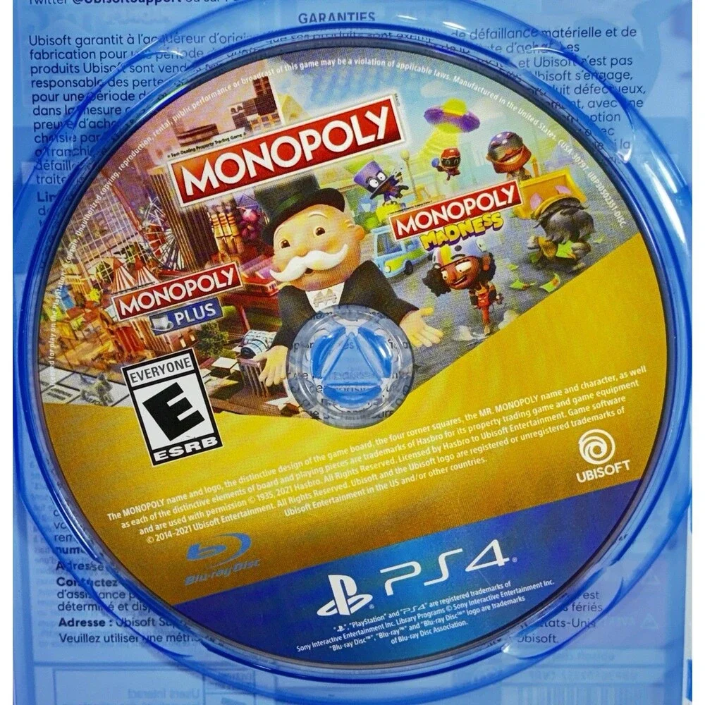 Monopoly Plus & Monopoly Madness Sony PlayStation 4 Ubisoft 2021 Tested
